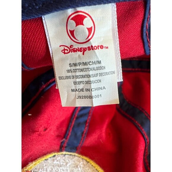 Disney Store Lightning McQueen Cars Red & Blue Baseball Cap Size M - Picture 5 of 6